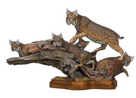 Sample artwork by Ralph Berg Jr (1940 - 1991), known for wild animal sculpture - View similar artists and auction records