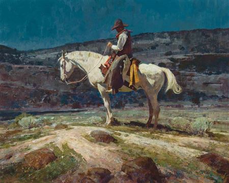 Sample artwork by Grant Redden (Born 1961), known for landscape painting - View similar artists and auction records
