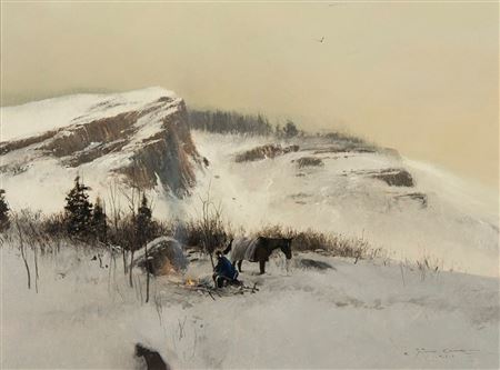 Winter Scene by Michael Coleman - Auction record, sale price, and art valuation. Compare with similar artists and explore comparable artworks.