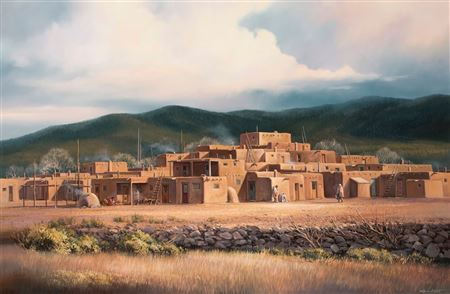 Ides of Taos by Charles Pabst - Auction record, sale price, and art valuation. Compare with similar artists and explore comparable artworks.