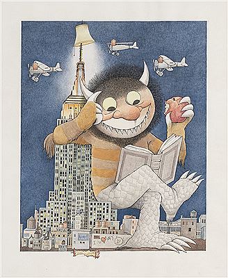 Original artwork for the inaugural "New York is Book Country" poster, 1979 by Maurice Sendak - Auction record, sale price, and art valuation. Compare with similar artists and explore comparable artworks.