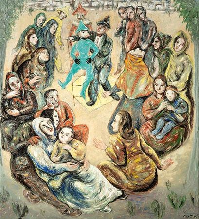 Sample artwork by Francisco Mateos Gonzalez (1894 - 1976), known for spanish expressionism, illustrations, paintings - View similar artists and auction records