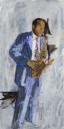 Charlie Parker by Robert L Weaver - Auction record, sale price, and art valuation. Compare with similar artists and explore comparable artworks.