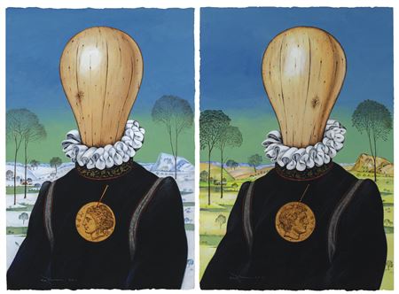 "Summer, Winter from the Occidentals series" by Aydeen Aghdashloo - Auction record, sale price, and art valuation. Compare with similar artists and explore comparable artworks.