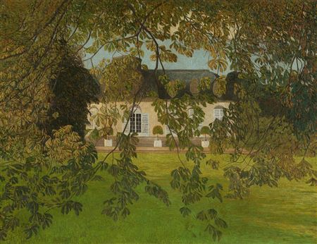 Im Park von Schloss Benrath by Julius Bretz - Auction record, sale price, and art valuation. Compare with similar artists and explore comparable artworks.