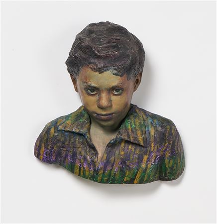 Luis' Son by John Ahearn - Auction record, sale price, and art valuation. Compare with similar artists and explore comparable artworks.