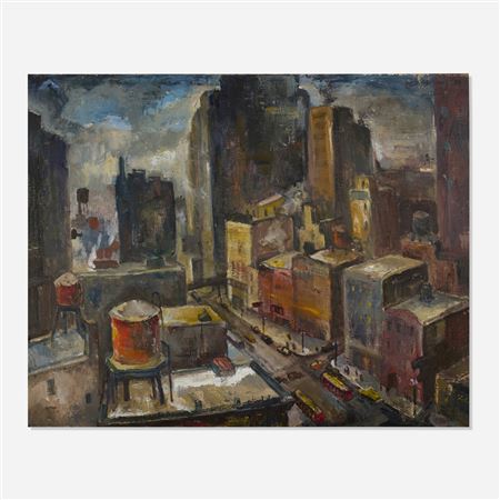 Water Tanks by Eve Garrison - Auction record, sale price, and art valuation. Compare with similar artists and explore comparable artworks.