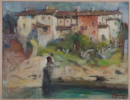 Cividale by Luigi Bront - Auction record, sale price, and art valuation. Compare with similar artists and explore comparable artworks.