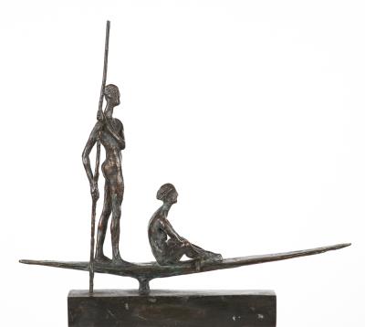 Kleines Mondboot by Jo Jastram - Auction record, sale price, and art valuation. Compare with similar artists and explore comparable artworks.
