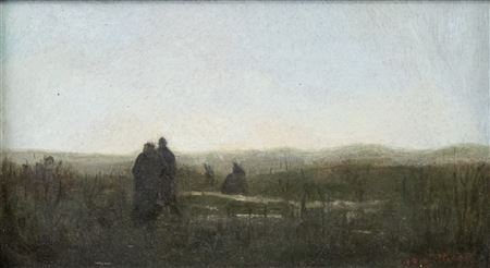 Sample artwork by Nicolae Petrescu Mogos (1870 - 1948), known for landscape painting - View similar artists and auction records