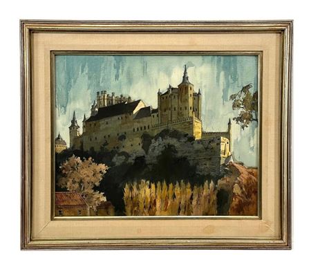 "THE ALCAZAR, SEGOVIA" by Frederic Whitaker - Auction record, sale price, and art valuation. Compare with similar artists and explore comparable artworks.