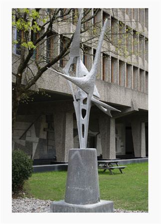 Sample artwork by Arnold Haukeland (1920 - 1983), known for monumental sculpture - View similar artists and auction records