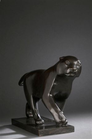 Sample artwork by Francois Pompon (1855 - 1933), known for modernist animal sculpture, anamalier - View similar artists and auction records