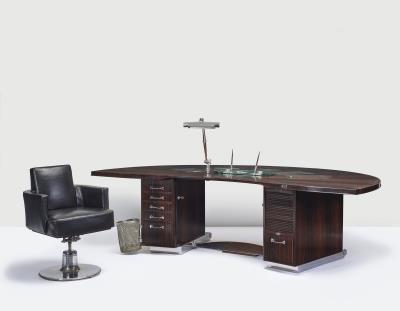 Émile-Jacques Ruhlmann's Personal Desk, 1929, and Armchair, circa 1930-1933 by Jacques Emile Ruhlmann - Auction record, sale price, and art valuation. Compare with similar artists and explore comparable artworks.