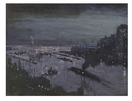 Nocturne by Joseph Pennell - Auction record, sale price, and art valuation. Compare with similar artists and explore comparable artworks.