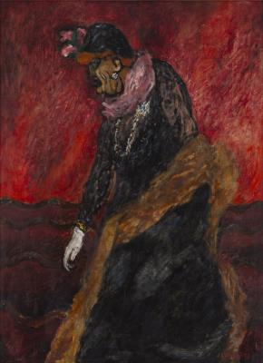 Woman in red, 1963 by Jozef Czapski - Auction record, sale price, and art valuation. Compare with similar artists and explore comparable artworks.