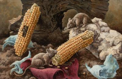 Aesop's Town Mouse & Country Mouse by William Wind McKim - Auction record, sale price, and art valuation. Compare with similar artists and explore comparable artworks.