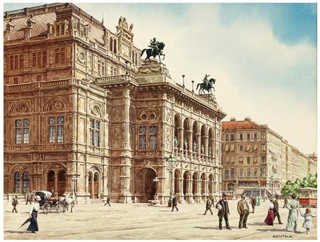 Sample artwork by Alexander Kostka (1879 - 1961), known for painting - View similar artists and auction records