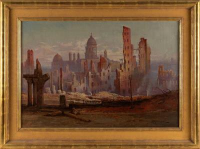 Ruins of the San Francisco Earthquake and Fire April 18, 1906 by Henry Gremke - Auction record, sale price, and art valuation. Compare with similar artists and explore comparable artworks.