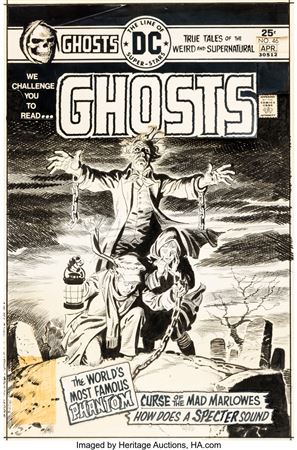 Sample artwork by Luis Dominguez (Born 1923), known for comic, fantasy illustration - View similar artists and auction records