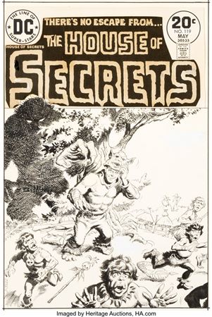 Luis Dominguez House of Secrets #119 Cover Original Art (DC, 1974) by Luis Dominguez - Auction record, sale price, and art valuation. Compare with similar artists and explore comparable artworks.