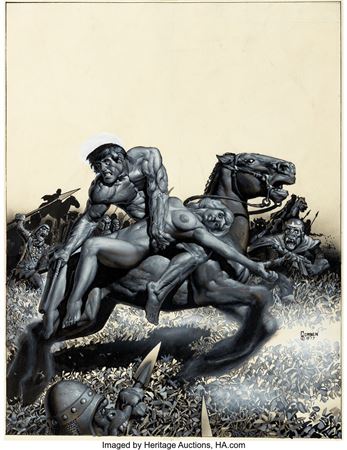 Richard Corben The Odd Comic World of Richard Corben Cover Razar the Unhero Original Art (Warren Publishing Co, 1977) by Richard Corben - Auction record, sale price, and art valuation. Compare with similar artists and explore comparable artworks.