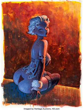 Sample artwork by Jean Baptiste Andreae (Born 1964), known for comics (the brotherhood of the crab) - View similar artists and auction records