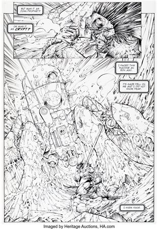 Sample artwork by Stephen Platt (Born 1970), known for comic illustration - View similar artists and auction records