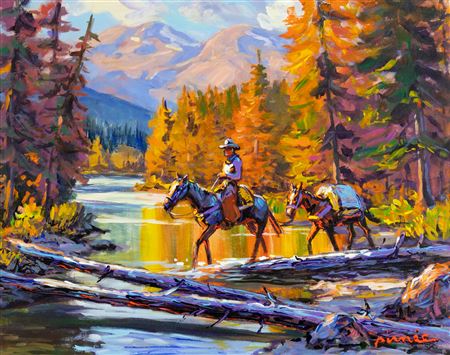 Leavin' Heaven by Larry Pirnie - Auction record, sale price, and art valuation. Compare with similar artists and explore comparable artworks.