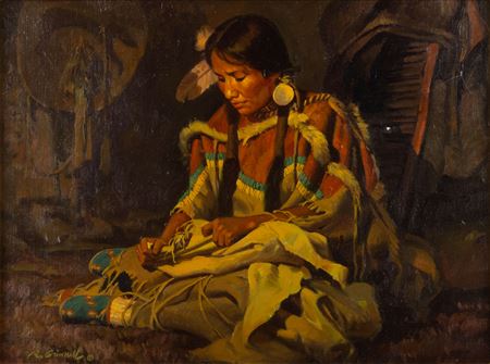 Turning Star - Crow by Roy Grinnell - Auction record, sale price, and art valuation. Compare with similar artists and explore comparable artworks.