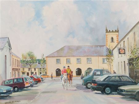 MARKET HOUSE, CASTLEWELLAN by Colin Turner - Auction record, sale price, and art valuation. Compare with similar artists and explore comparable artworks.