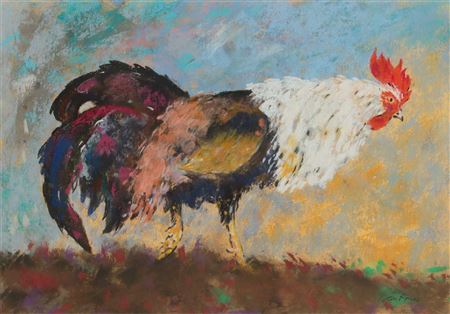 COCKEREL by Ivan Frew - Auction record, sale price, and art valuation. Compare with similar artists and explore comparable artworks.