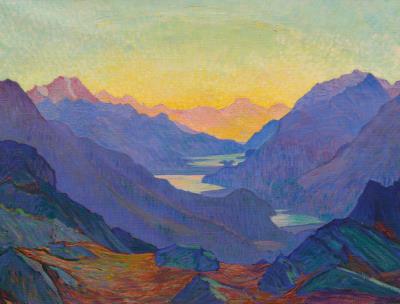 View from lower Schafberg by Clara Porges - Auction record, sale price, and art valuation. Compare with similar artists and explore comparable artworks.