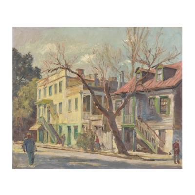 Northwest Corner of Habersham and Jones Street by Christopher Aristide Desbouillons Murphy - Auction record, sale price, and art valuation. Compare with similar artists and explore comparable artworks.