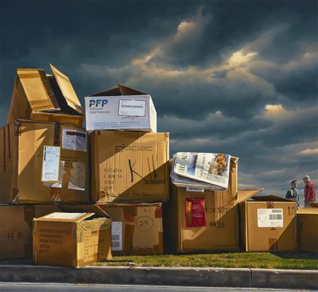 Sample artwork by Peter Smets (Born 1962), known for painting - View similar artists and auction records