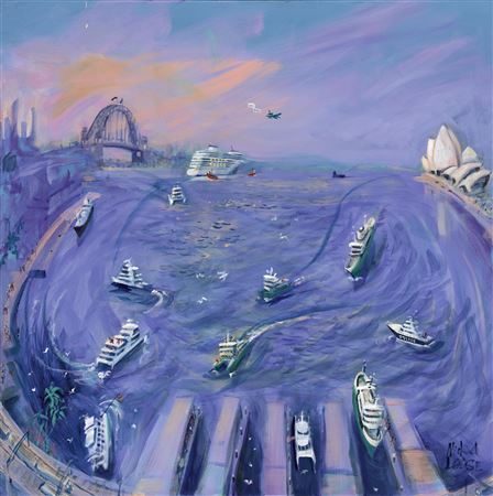 Sample artwork by Michael Lodge (Born 1942), known for painting - View similar artists and auction records