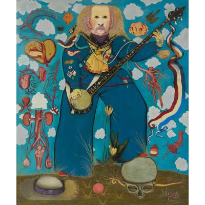 Untitled (Musician) by John Patrick Byrne - Auction record, sale price, and art valuation. Compare with similar artists and explore comparable artworks.