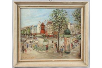 Parisian street scene by Alexandre Poustynnikoff - Auction record, sale price, and art valuation. Compare with similar artists and explore comparable artworks.