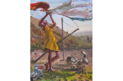In the Wind by Kevin Sinnott - Auction record, sale price, and art valuation. Compare with similar artists and explore comparable artworks.