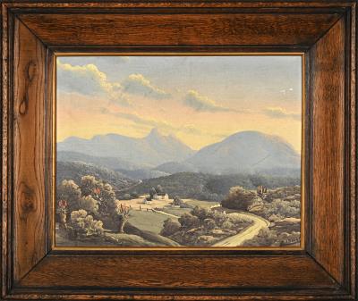 Valley with Farmhouse by Gustav Beukes - Auction record, sale price, and art valuation. Compare with similar artists and explore comparable artworks.