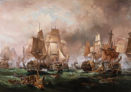 Sample artwork by Robert Ernest Roe (1852 - 1930), known for sea-and landscape, coastal, genre painting - View similar artists and auction records