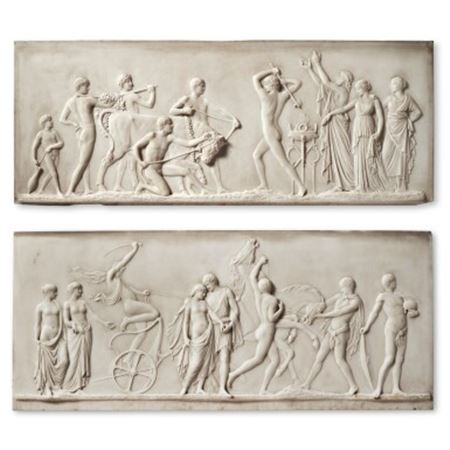 A Pair of Reliefs of Paris and Helen and the Horse Race in the Isthmian Games