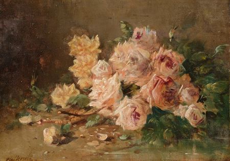 Still Life with Roses by Henry Schouten - Auction record, sale price, and art valuation. Compare with similar artists and explore comparable artworks.