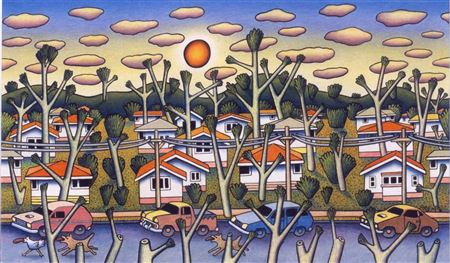 Sample artwork by Chris O'Doherty (Born 1951), known for painting - View similar artists and auction records