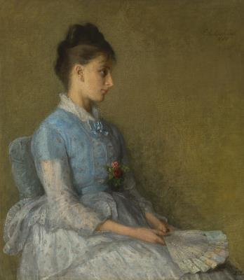 Portrait of a Lady by Susan Eakins - Auction record, sale price, and art valuation. Compare with similar artists and explore comparable artworks.