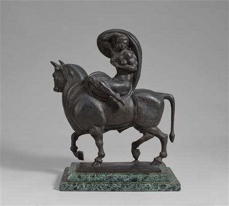 Europa auf dem Stier by Hugo Lederer - Auction record, sale price, and art valuation. Compare with similar artists and explore comparable artworks.