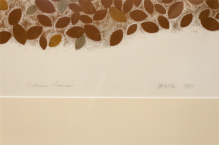 'Autumn Leaves' Artist's Proof Presentation Print by Satoru Abe - Image 2 of 2