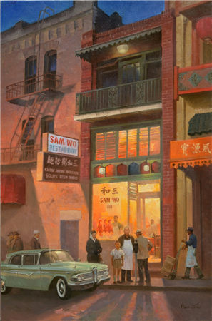 Sam Wo Restaurant, San Francisco, 1960