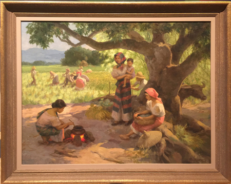 Afternoon Meal of the Rice Workers