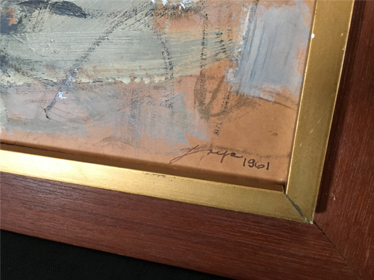 Abstract Composition, 1961 - Image 3 of 4